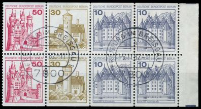 BERLIN Heftchenblatt Nr HB 18 zentrisch gestempelt X7F4F0A