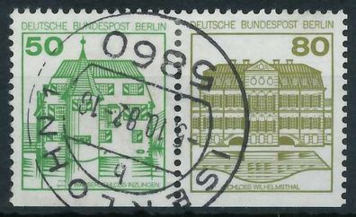 BERLIN Zusammendruck Nr W82 zentrisch gestempelt WAAGR PAAR X7F4F8E