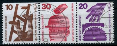 BERLIN Zusammendruck Nr W57 zentrisch gestempelt 3ER STR X7FDD16