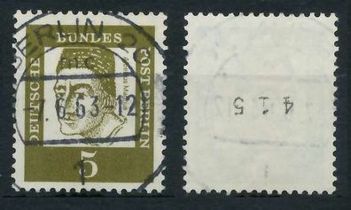 BERLIN DS BED. Deutsche Nr 199R zentrisch gestempelt X8056A2