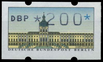 BERLIN Automatenmarken Nr ATM 1-200 postfrisch S4BD3F2