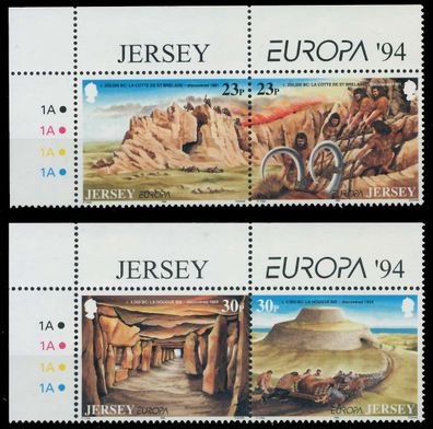 JERSEY 1994 Nr 650WP-653WP postfrisch ECKE-OLI XAEAD2E