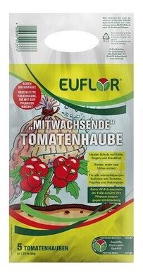 Euflor Tomatenhaube mitwachsend 5 Stück UV-stabil