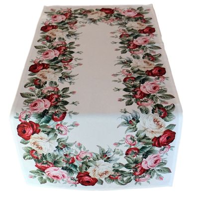 Tischwäsche mit Rosen