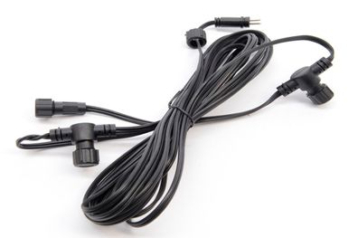 Anschlussstecker Steckverbindung Anschlussteil 2 T Form Gartenbeleuchtung 12 V