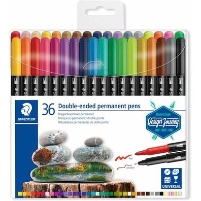 Staedtler Fasermaler D. spitze permanent 36ST