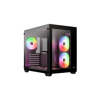 AeroCool Geh Midi Dryft MicroATX/ATX/MiniITX ARGB (black)