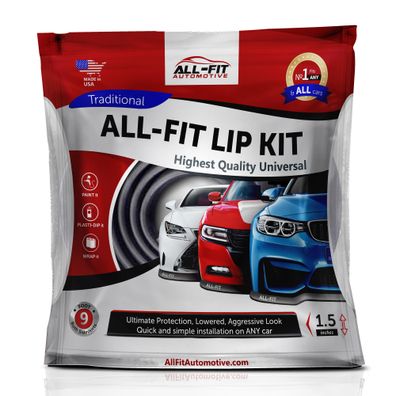 Original ALL-FIT LIP KIT Universal Spoiler Lippe Frontspoiler Splitter 3M FAT L
