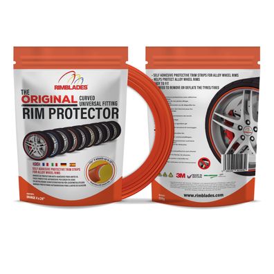 Rimblades Ultra NEU 2022 Felgenschutz Felgenringe Rim Guards ORANGE