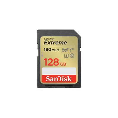 Extreme 128 GB SDXC (UHS-I U3, Class 10, V30)