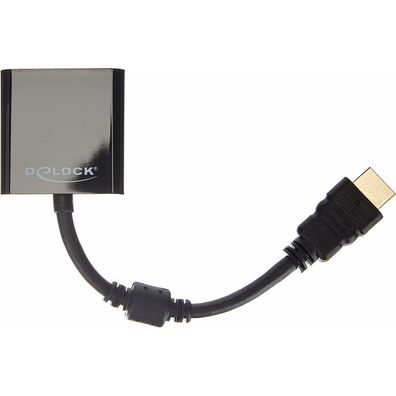 Delock 65512 Cable Adapter / Adapter Hdmi-a Vga Black