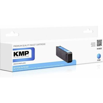 KMP H165CX cyan Tintenpatrone ersetzt HP 973X (F6T81AE)
