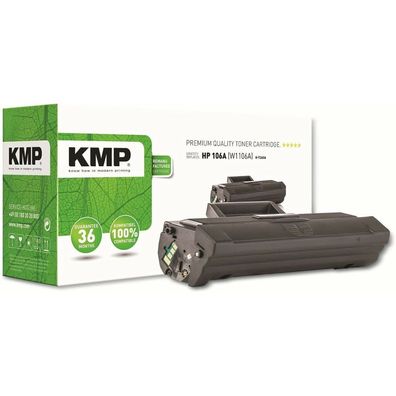 KMP H-T260A schwarz Toner ersetzt HP 106A (W1106A)