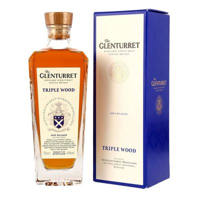 The Glenturret Triple Wood Single Malt Scotch Whisky, 45% Vol. 0,7 l