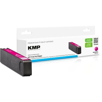 KMP H164M magenta Tintenpatrone ersetzt HP 913A (F6T78AE)