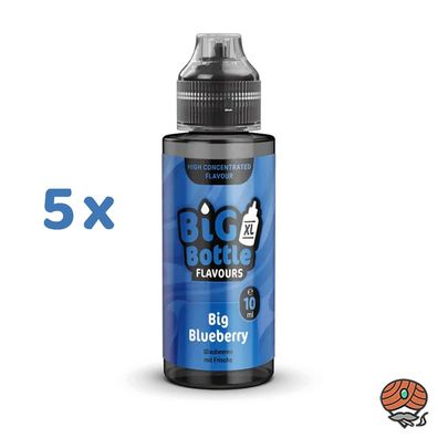 Big Bottle Big Blueberry Aroma, Longfill 5x 10ml