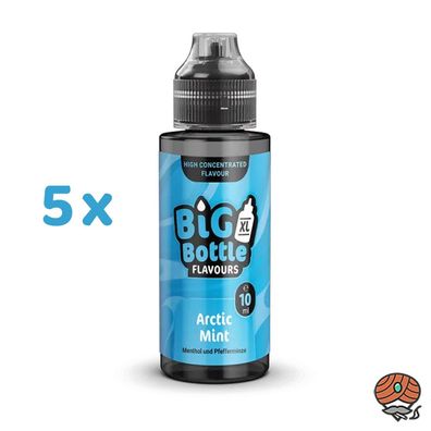 Big Bottle Arctic Mint Aroma, Longfill 5x 10ml