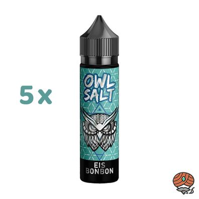 OWL Salt Eisbonbon Aroma, Longfill 5x 10ml