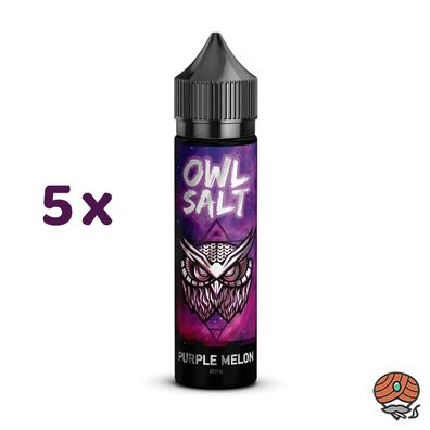 OWL Salt Purple Melon Aroma, Longfill 5x 10ml