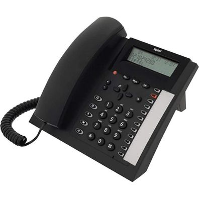 tiptel 1020 Telefon schwarz