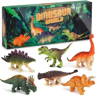 Pädagogische Dinosaurier Spielzeug Figuren Mini Set für Kinder 3