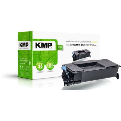 KMP K-T80 schwarz Toner ersetzt Kyocera TK-3160