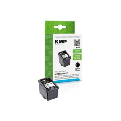 KMP H135 schwarz Tintenpatrone ersetzt HP 301 (CH561EE)