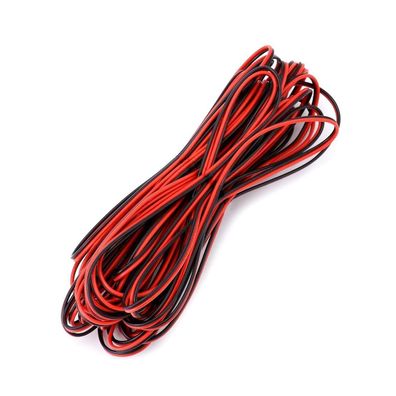 QWORK Elektrischer Draht 22AWG 2-adrig 10m LED Strip Verlängerung