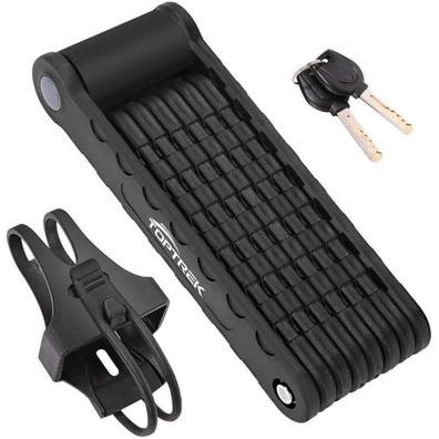 Toptrek Faltschloss 94cm mit Halterung Level 7 Schwarz