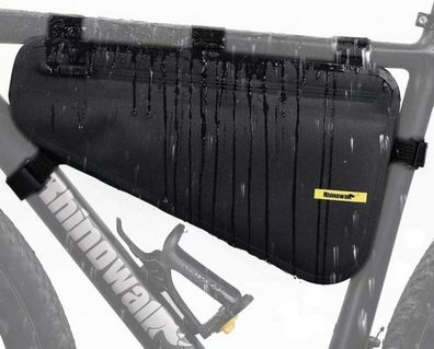 Rhinowalk Fahrrad Rahmentasche Triangeltasche 4L Wasserdicht Schwarz