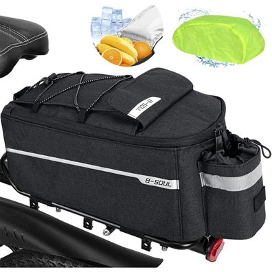 Fahrrad Gepäckträgertasche 10L Isoliert Multifunktional Wasserdicht