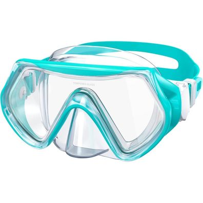 Kinder Taucherbrille Schwimmbrille Schnorchelmaske Anti Nebel 180°Panorama
