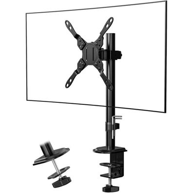Putorsen Monitor Halterung 1 Monitor 13-35 Zoll Höhenverstellbar Neigbar Drehbar
