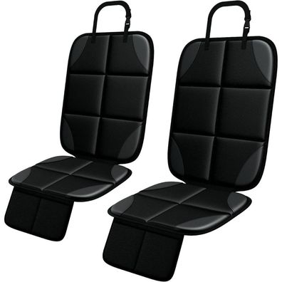 MHO+ALL Kindersitzunterlage Auto ISOfix Geeignet 2-Stück Rutschfest & Leicht zu