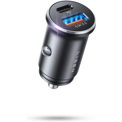Zigarettenanzünder USB C Adapter 54W 12V PD&QC3.0 Auto Ladegerät Schwarz