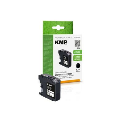 KMP B56 schwarz Tintenpatrone ersetzt brother LC-229XLBK