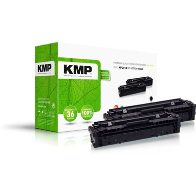 2 KMP H-T215DX schwarz Toner ersetzen HP 201X (CF400XD)