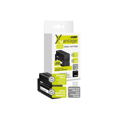 KMP Patrone HP 953XL, L0S70AE, black 2300 S. remanufactured