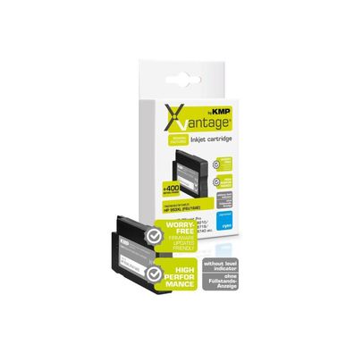 KMP Patrone HP 953XL, F6U16AE, cyan 2000 S. remanufactured