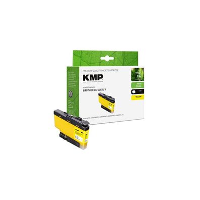 KMP Patrone Brother LC426XLY yellow 5000 Seiten remanufactured