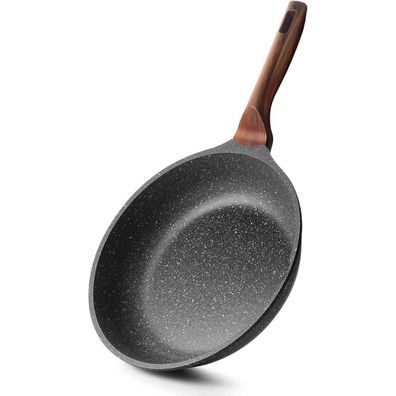 24cm Antihaft Bratpfanne mit Graniteffekt für alle Herde