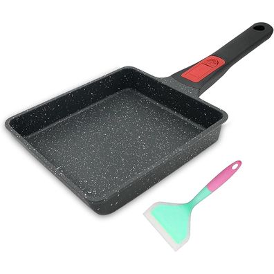 Tamagoyaki Pfanne Antihaft Rechteck 19x16 cm für alle Herdarten, Backofen