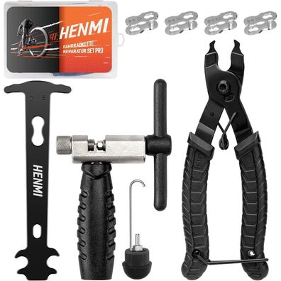 Kettennieter Fahrrad Kettenschloss Zange 4 Paar Nieten Reparatur Set 2.0 6-12