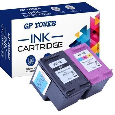 TINTE Patronen für HP301XL CH563EE Deskjet 3000 1000 1050 1055 2050A 3050A