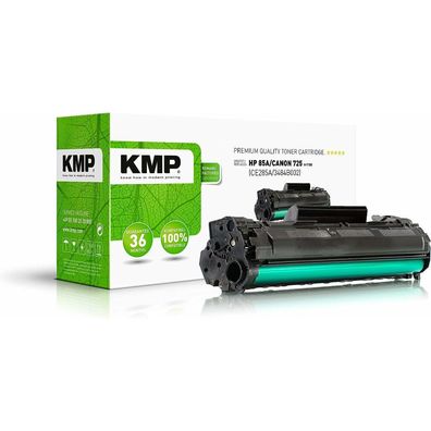 KMP H-T155 schwarz Toner ersetzt HP 85XXL; Canon 725(CE285A; 3484B002)