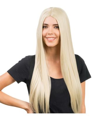 Perücke lang blond