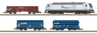 Maerklin 81875.1 SET Rheincargo BR 285 mit Güterzug nur L Spur Z