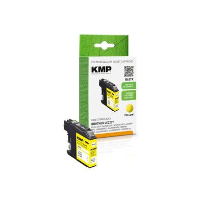 KMP B62YX gelb Tintenpatrone ersetzt brother LC-223Y