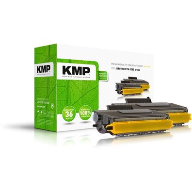 2 KMP B-T30D schwarz Toner ersetzen brother TN-3280