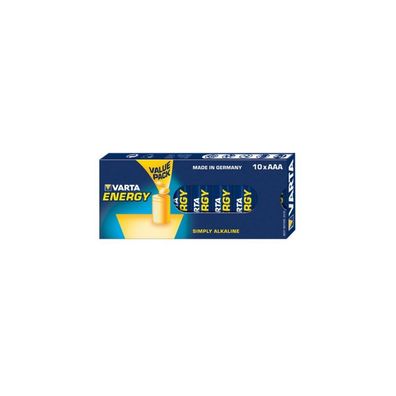 10 VARTA Batterien ENERGY Micro AAA 1,5 V